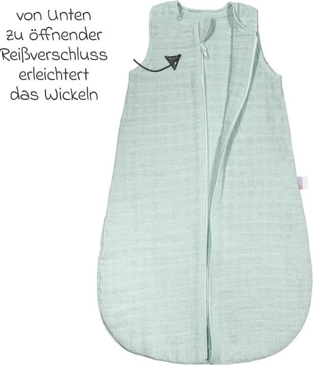 Image du produit Makian Sac de couchage en mousseline - Mint - Sacs de couchage (100 cm)