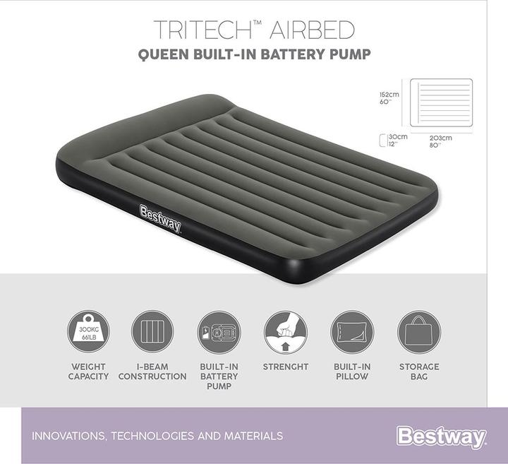 Immagine prodotto Bestway Letto ad aria Tritech Queen (150 x 200 cm)