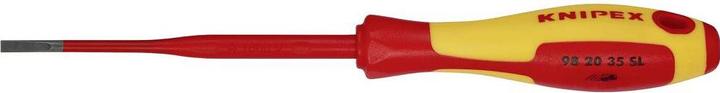 Knipex Tournevis (Slim) pour vis à tête fendue (Vis fendues)