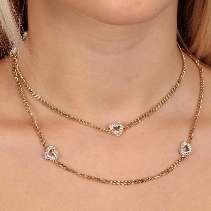 Produktbild Morellato Incontri Neck Gold Pvd+Bra Hea (Edelstahl, Messing, 85 cm)