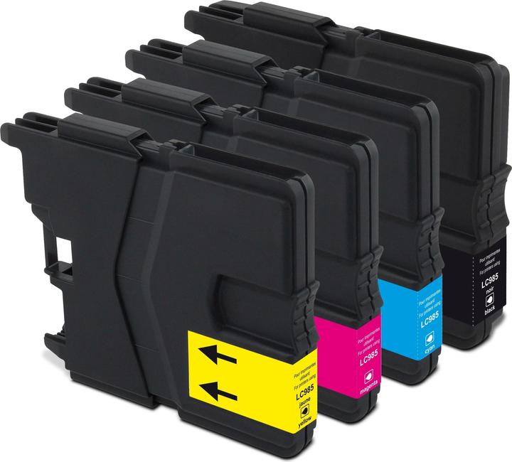 Produktbild Generic Ink Tinte Brother LC985 Multipack (M, BK, Y, C)