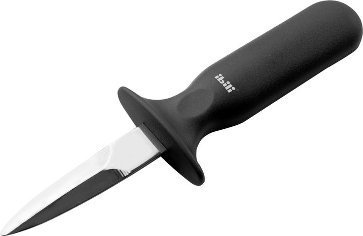 Ibili Austernmesser schwarz 16,5 cm Zum Öffnen von Austern (16.50 cm)