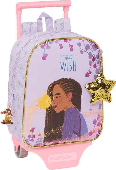 Wish Formula Schulrucksack mit Rädern Wish Lila 22 x 27 x 10 cm