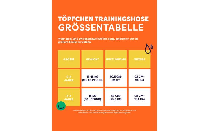 Produktbild Bambino Mio Töpfchen-Trainingshose (Gr. 3+, 3 Stück)