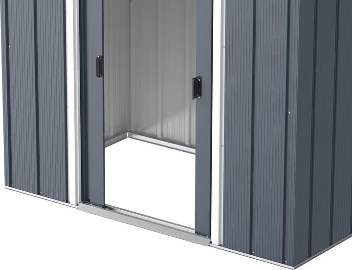 Actual product image Tepro Eco 6x4 shed, anthracite/white
