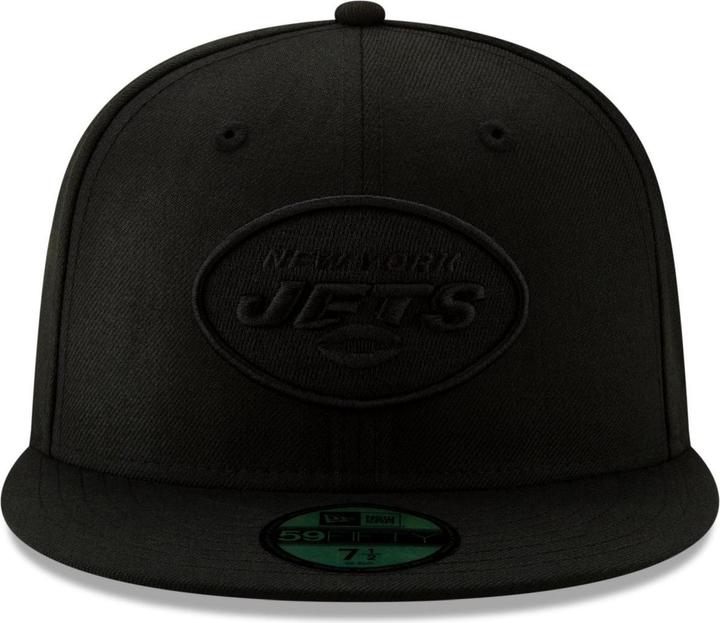 Produktbild New Era 59Fifty Fitted Cap - ALL BLACK New York Jets - 7 1/8 (7 1/8)