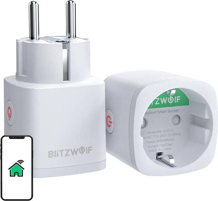 BlitzWolf Smart Socket BW-SHP13, ZigBee, (EU) 3680W