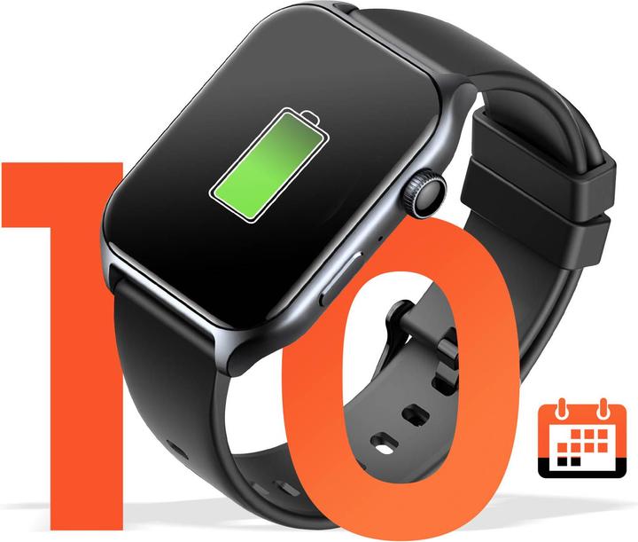 Actual product image Riversong smartwatch Motive 9 space gray SW900