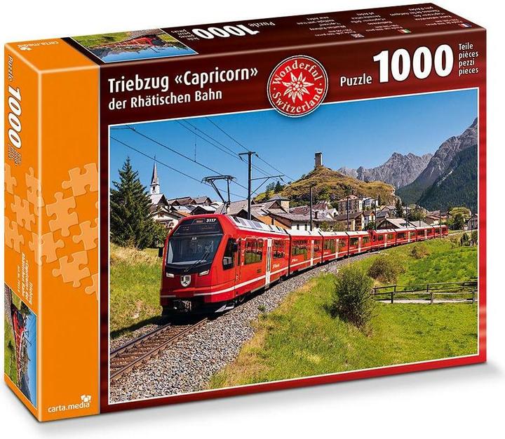 Produktbild 1'000 Teile Puzzle Triebzug Capricorn der Rhätischen Bahn (1000 Teile)