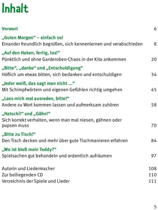 Nährwerte und Zutaten Bitte, Danke, Gern geschehen! (Deutsch, Andrea Erkert, 2019)