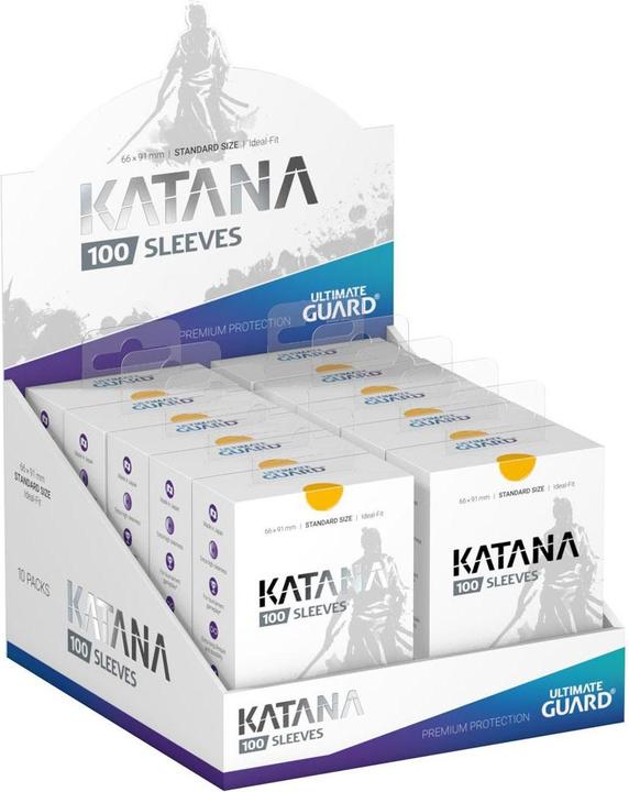 Actual product image Ultimate Guard Kartenhülle Katana Sleeves Standardgrösse Gelb 100