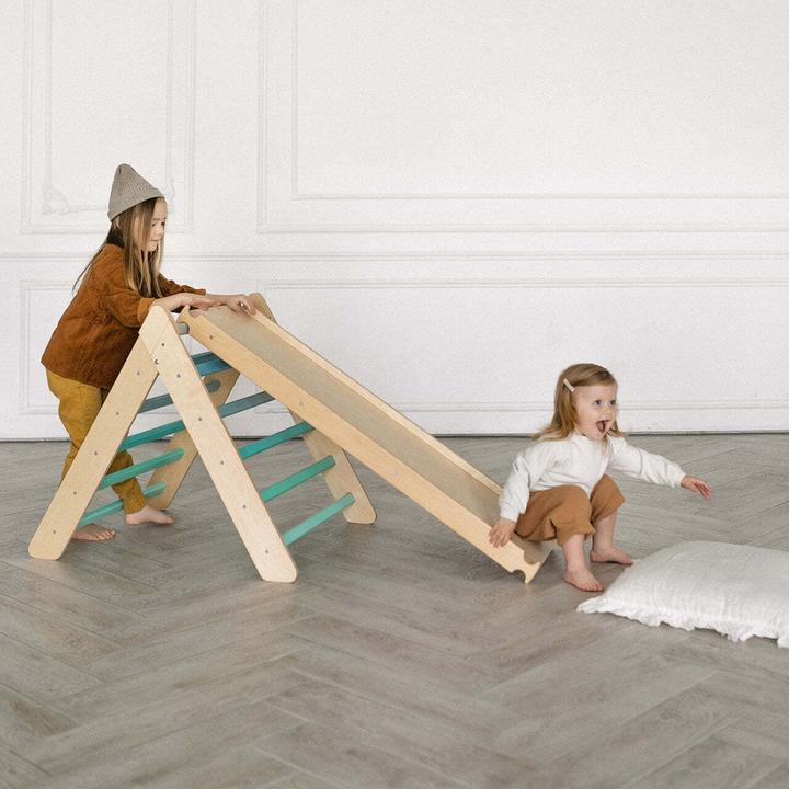 Immagine prodotto Montessori Struttura di arrampicata M+ scivolo - Mint ® Sport&Gym