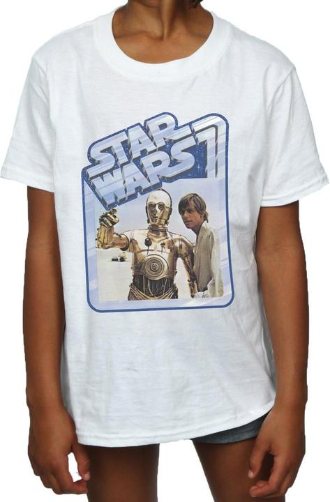 Produktbild Star Wars Luke Skywalker And C3PO TShirt Mädchen (116)