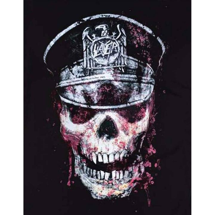 Actual product image Universal Textiles Unisex Adult Skull Hat T-Shirt (XL)