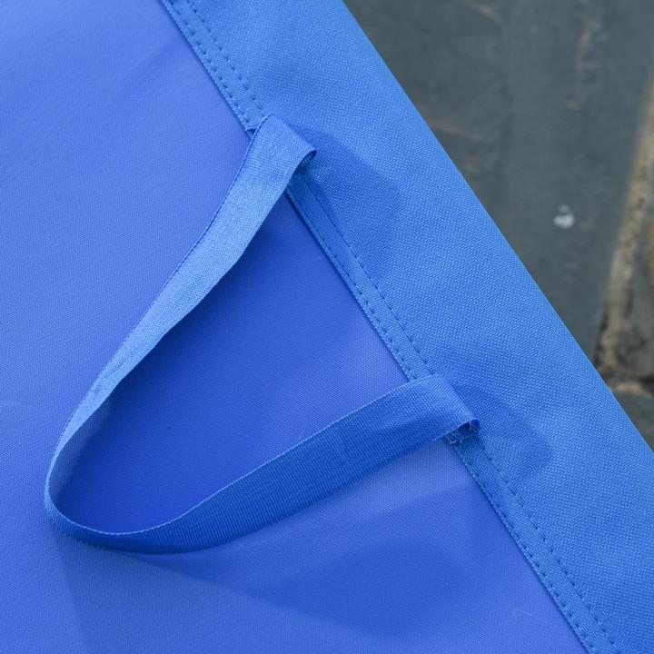Immagine prodotto Outsunny Lettino prendisole con schienale regolabile (187 cm)