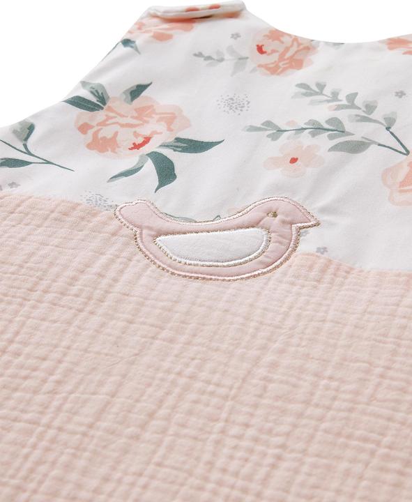 Pale pink, off-white flowered