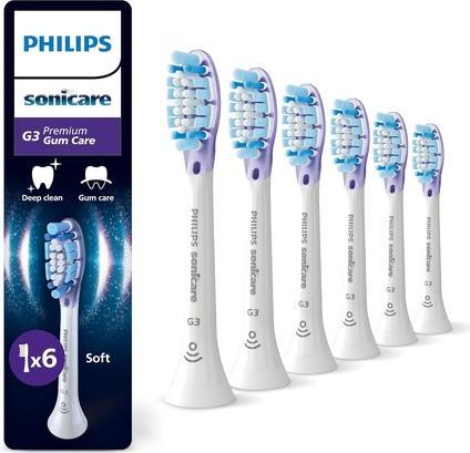 Philips Sonicare G3 Premium Gum Care Genuine Replacement Toothbrush Heads (6 x)