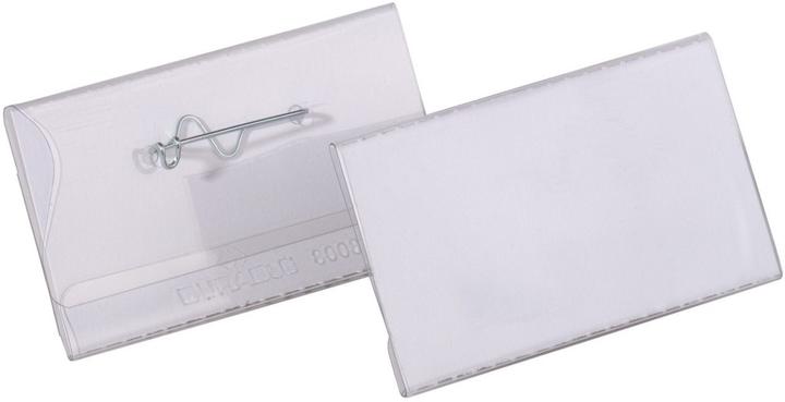 Produktbild Durable Hartfolien-Namensschilder mit Wellennadel