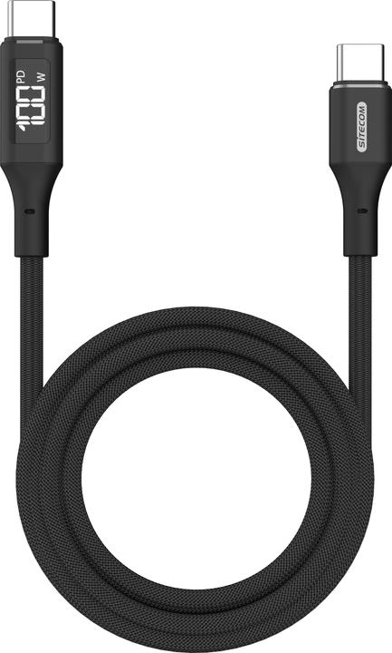 Produktbild Sitecom CA-1005 USB-C zu USB-C PC + LED Dpl (1.50 m, 100 W)