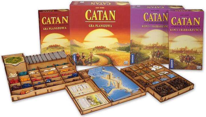 Immagine prodotto E-Raptor ERA19247 - Inserto: Catan + Traders & Barbarians + 5° + 6° espansione giocatore (Inglese)