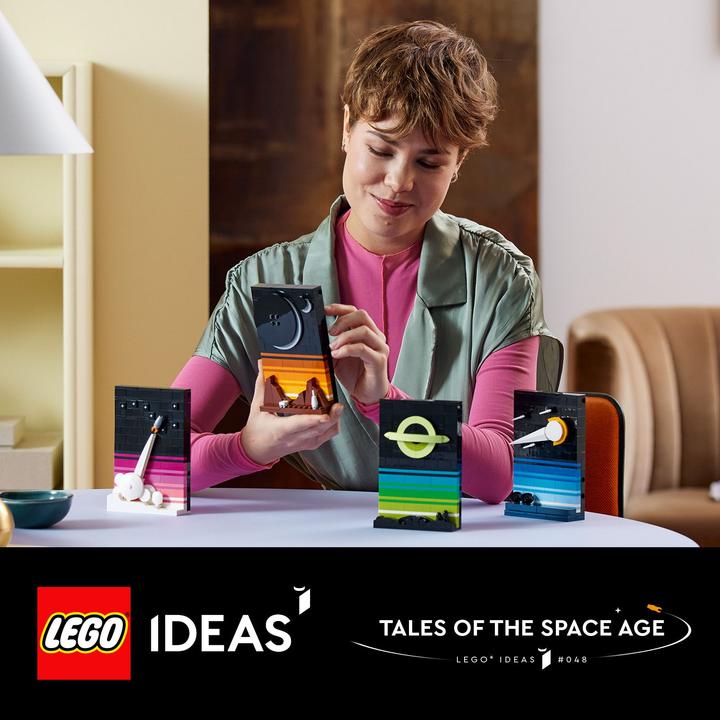 Immagine prodotto LEGO Idee - Storie dall'era spaziale (21340, LEGO Ideas, Set LEGO rari)