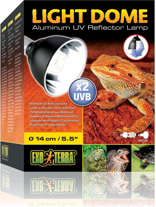 Actual product image Exo Terra light dome (UVB, UVA)
