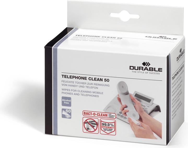 Durable Telephone Clean 50 578502 Cleaning cloths 50 pieces (50 x)