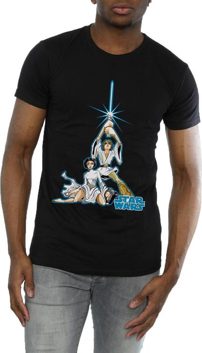 Image du produit Star Wars - T-shirt LUKE AND LEIA CHARACTER - Homme (L)