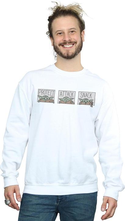 Produktbild Star Wars The Mandalorian The Child Tiles Sweatshirt (L)