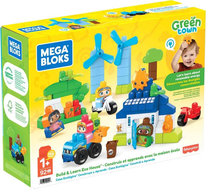 Produktbild Mega Construx Green Town Bau- und Lernspass Eco Haus