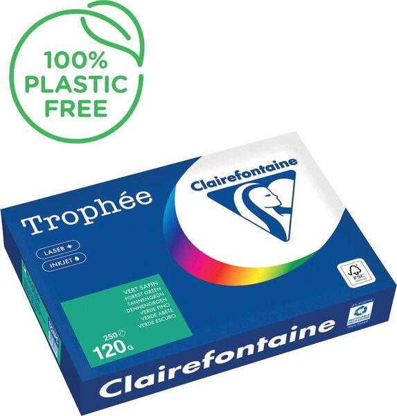 Image du produit Clairefontaine Papier à copier Trophée vert sapin DIN A4 120 g/m² 250 feuilles (120 g/m²)
