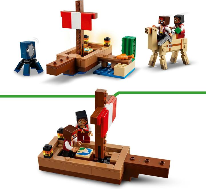 Produktbild LEGO Die Piratenschiffreise (21259, LEGO Minecraft)