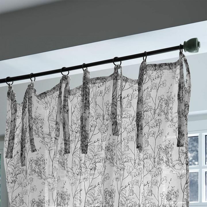 Immagine prodotto Loberon Tenda Zaylia bianco/nero (H/W 250/135 cm)