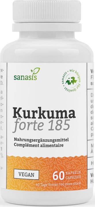 Image du produit Sanasis Curcuma en capsule (60 pièce(s), Capsules, 57 g)