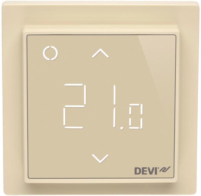 Actual product image Devi Clock Thermostat Ral 1013 (Devireg Smart Elfenb)