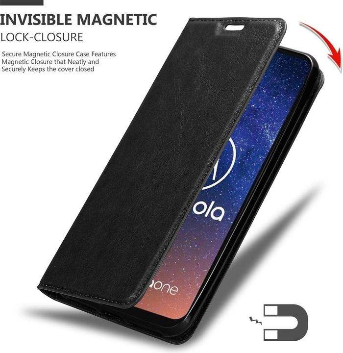 Immagine prodotto Cadorabo Copertina magnetica invisibile del libro (Motorola One Vision)