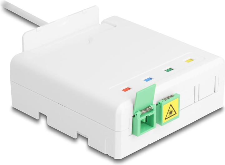 Actual product image Delock Fibre optic junction box 2 x SC/APC simplex with installation cable set 40m (Splice box)