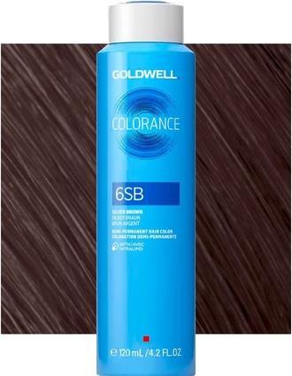 Actual product image Goldwell COLORANCE demi-permanent hair colour #6SB 120 ml (6SB silver brown)