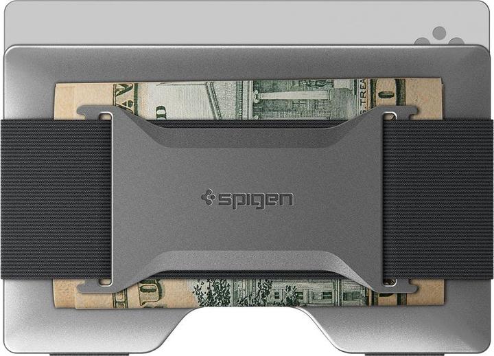Actual product image Spigen Wallet S Card Holder, gunmetal - AirTag AMP02303
