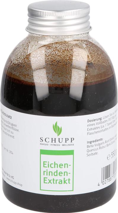 Produktbild Schupp Eichenrinden-Extrakt Badezusatz, 550 g Badezusatz (Badeöl)