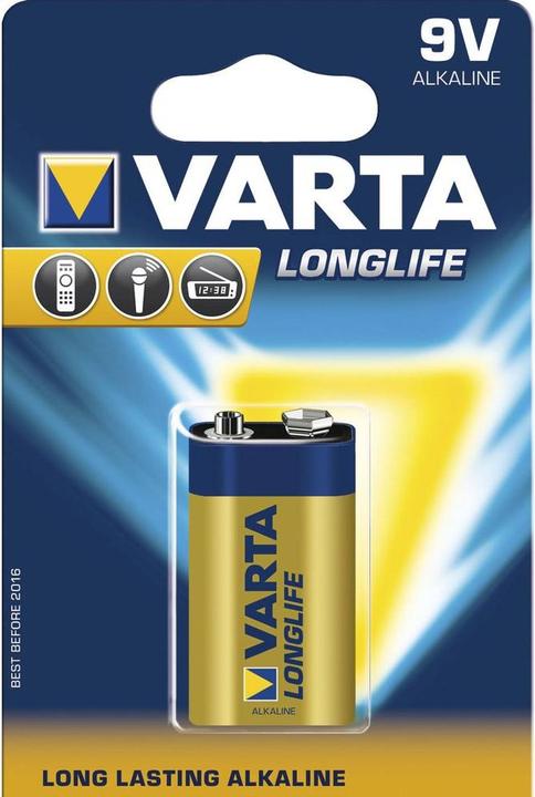Immagine prodotto Varta Longlife (1 pz., 9V Block, 565 mAh)