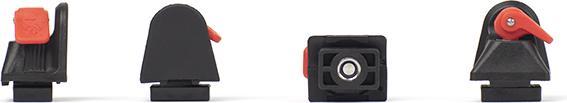 Actual product image Aclam Fast Fastener: 4 units (1 pedal) - Red (Instrument foot pedal)