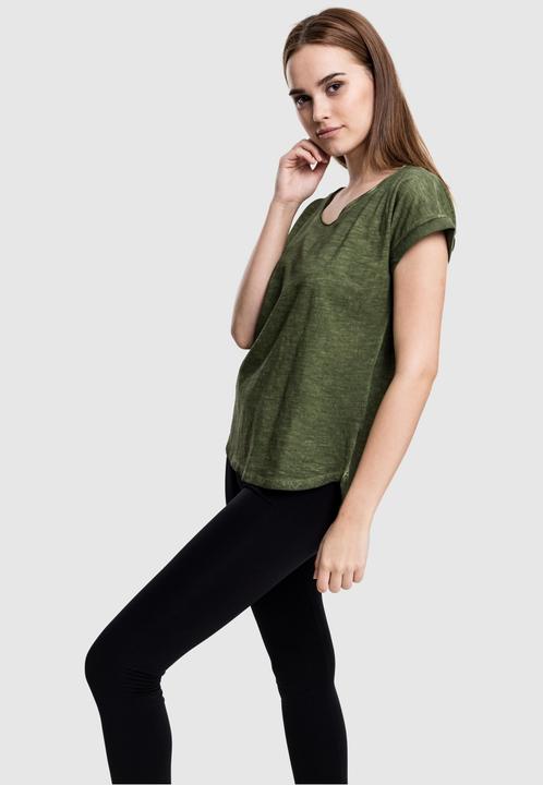 Immagine prodotto Urban Classics Tee lungo da donna a forma di schienale con tintura spray (L)