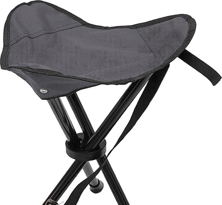 Actual product image Inda-Exclusiv 3-Bein Klapphocker Dreibeinhocker Campinghocker Anglerhocker Tragegurt