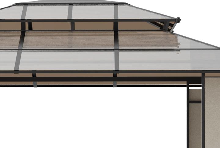 Image du produit Outsunny Pavillon avec toit en plaques de polycarbonate (300 cm, 320 cm)