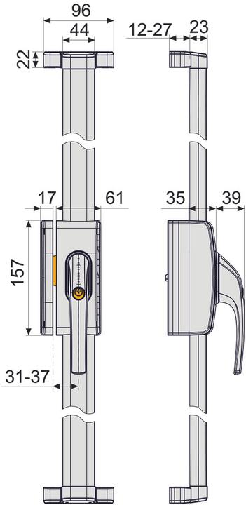 Produktbild Abus Fenster-Stangenverschlüsse FOS 650