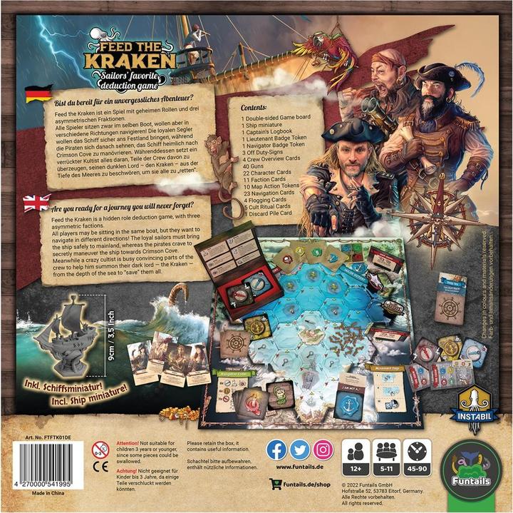 Actual product image Funtails Feed the Kraken (German)