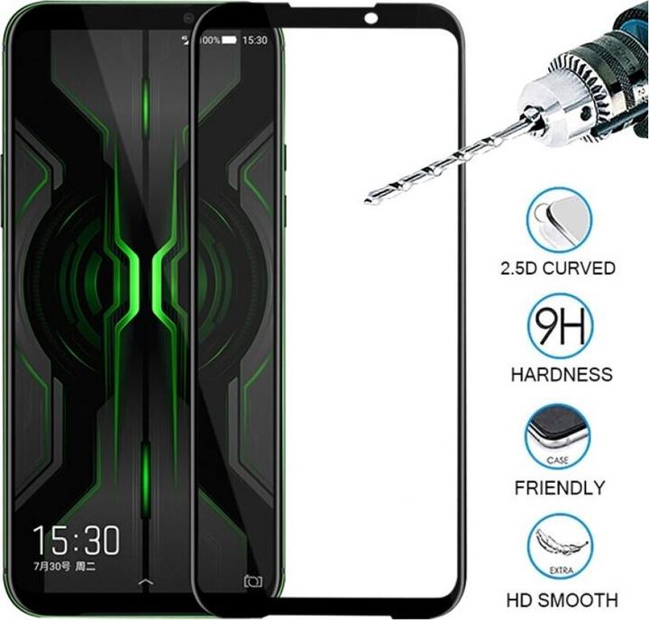 Image du produit Screenguard Xiaomi Black Shark 2 Pro Protecteur d'écran complet en verre blindé 2.5D 9H (1 pièce(s), Xiaomi Black Shark 2 Pro)
