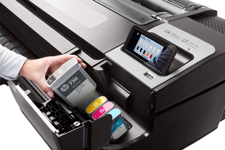 Produktbild HP T1700, 44" DesignJet (Tintenpatrone, Farbe)