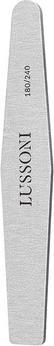 Tools for Beauty T4B Lussoni Zebra Diamond Files Trapezoid Nail File 180/240 Grit for Artificial and Natural Nails